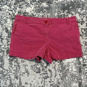 Anna Taylor LOFT Red Polka Dot Shorts